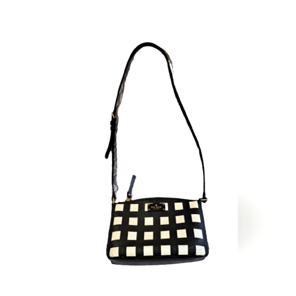 Kate Spade Millie Grove Checkered Crossbody Bag